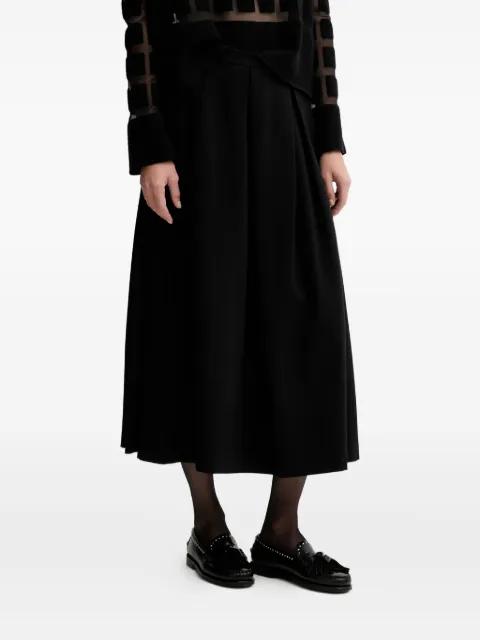 Molly pleated midi skirt by LIVIANA CONTI