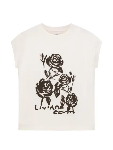 Nayra floral-print T-shirt by LIVIANA CONTI
