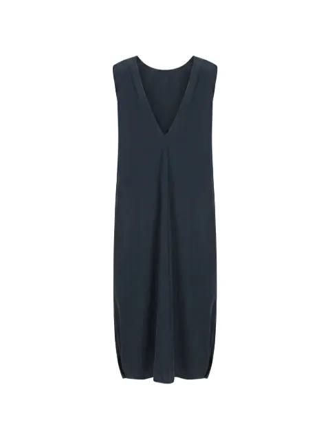 V-neck sleeveless midi dress by LIVIANA CONTI