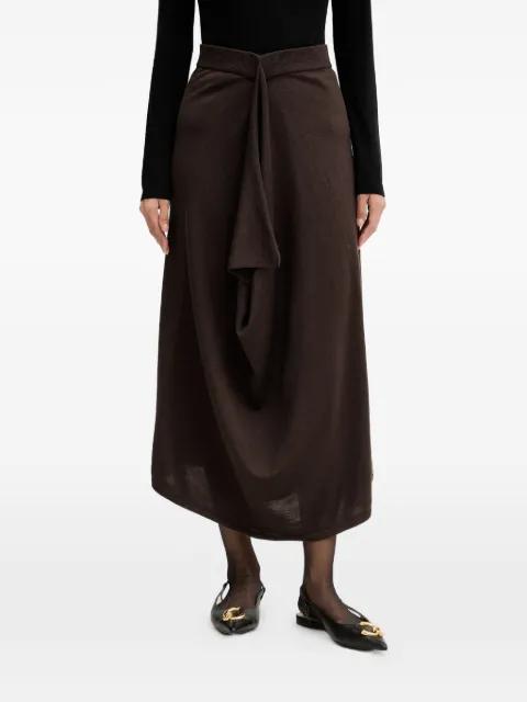 Venus draped skirt by LIVIANA CONTI