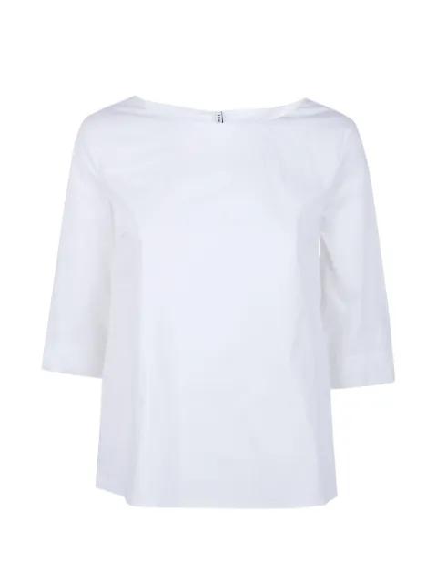 boat-neck T-shirt by LIVIANA CONTI
