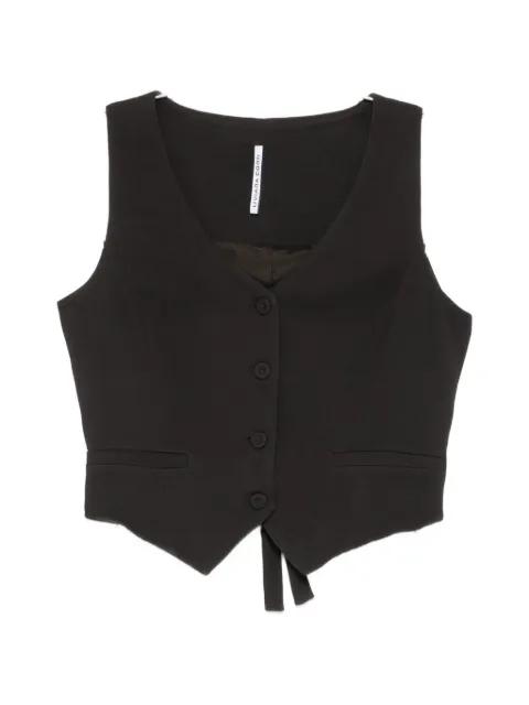 button-fastening waistcoat by LIVIANA CONTI