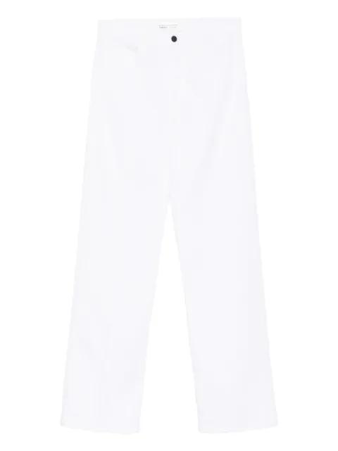 button-up denim trousers by LIVIANA CONTI