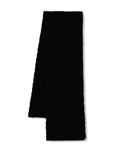 cable-knit scarf by LIVIANA CONTI