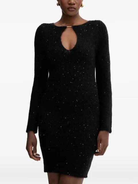 cutout-detail sequin mini dress by LIVIANA CONTI