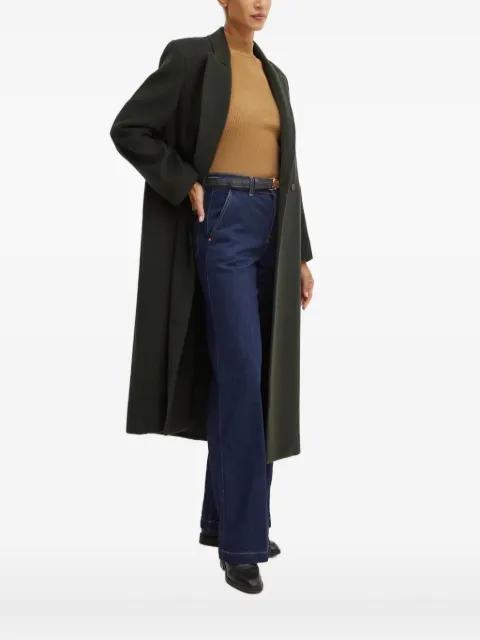double-breasted lapel coat by LIVIANA CONTI