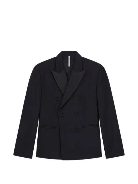 double-breasted peak-lapel blazer by LIVIANA CONTI