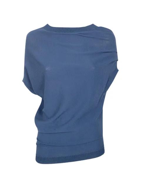 draped sweater by LIVIANA CONTI