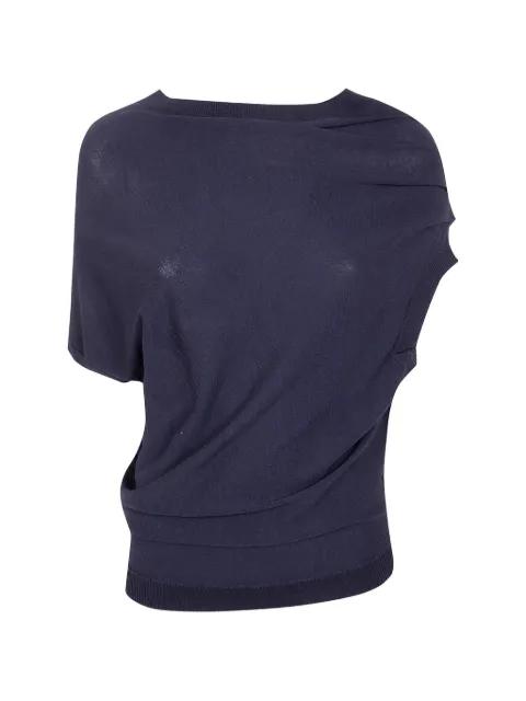 draped sweater by LIVIANA CONTI
