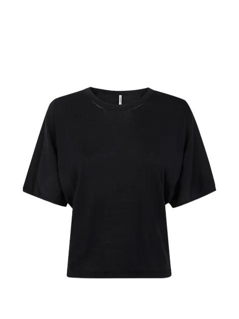 fine-knit short-sleeved t-shirt by LIVIANA CONTI