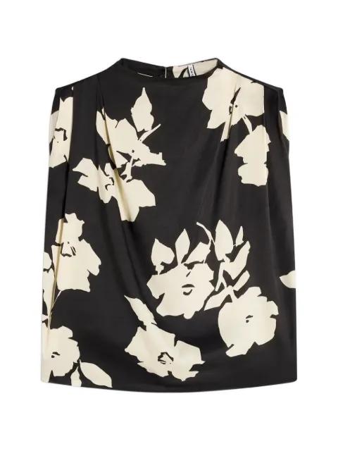 floral-print sleeveless top by LIVIANA CONTI