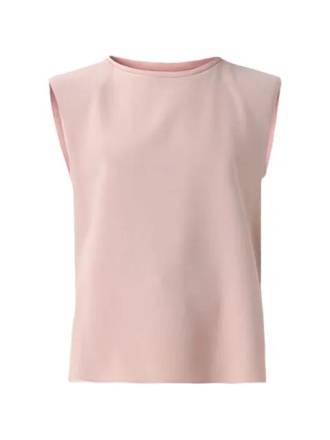 keyhole sleeveless top by LIVIANA CONTI