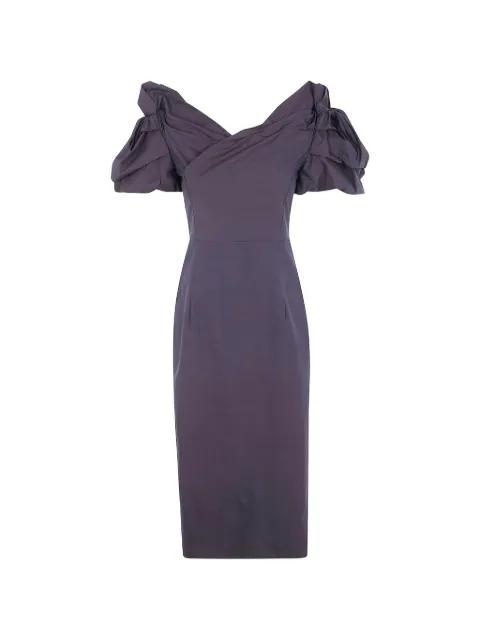 puffed sleeve dress by LIVIANA CONTI