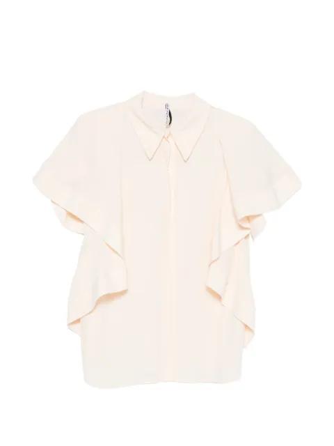 ruffled short-sleeve blouse by LIVIANA CONTI