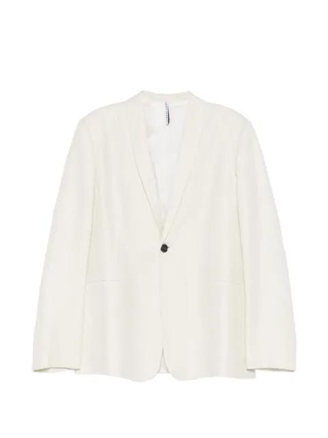 shawl collar single-breasted jacket by LIVIANA CONTI