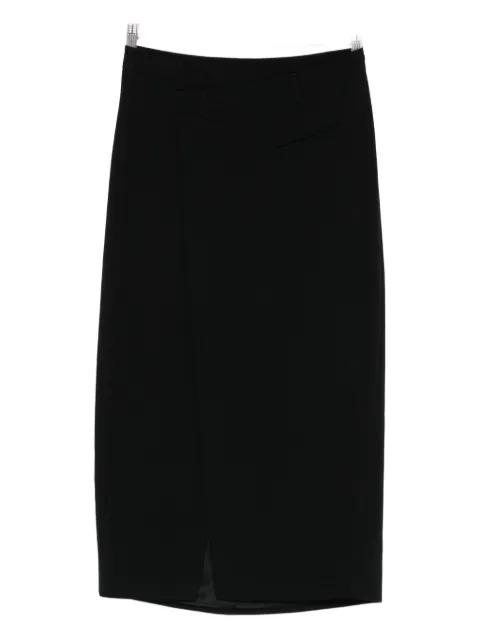 slit midi skirt by LIVIANA CONTI