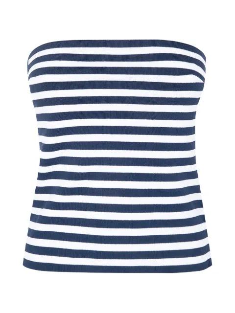 striped bandeau top by LIVIANA CONTI