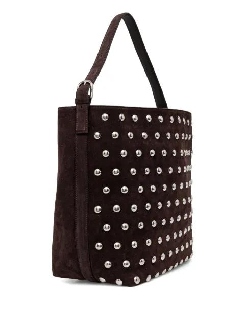 studded-embellishment shoulder bag by LIVIANA CONTI