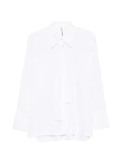 tie-detail long-sleeve shirt by LIVIANA CONTI