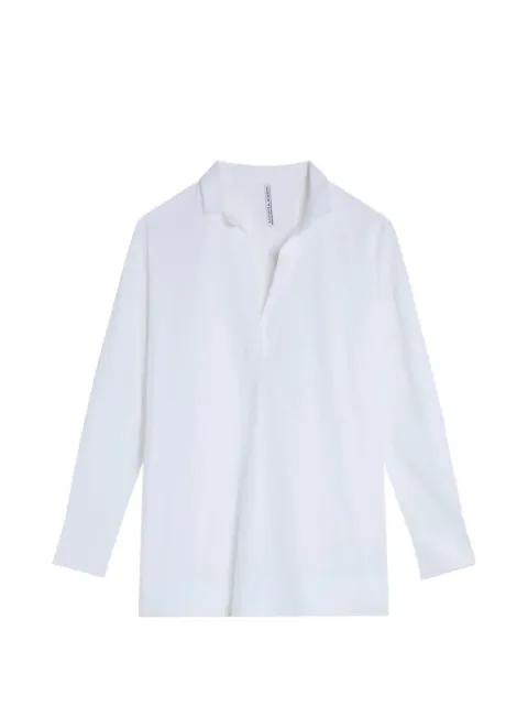 v-neck long-sleeve blouse by LIVIANA CONTI