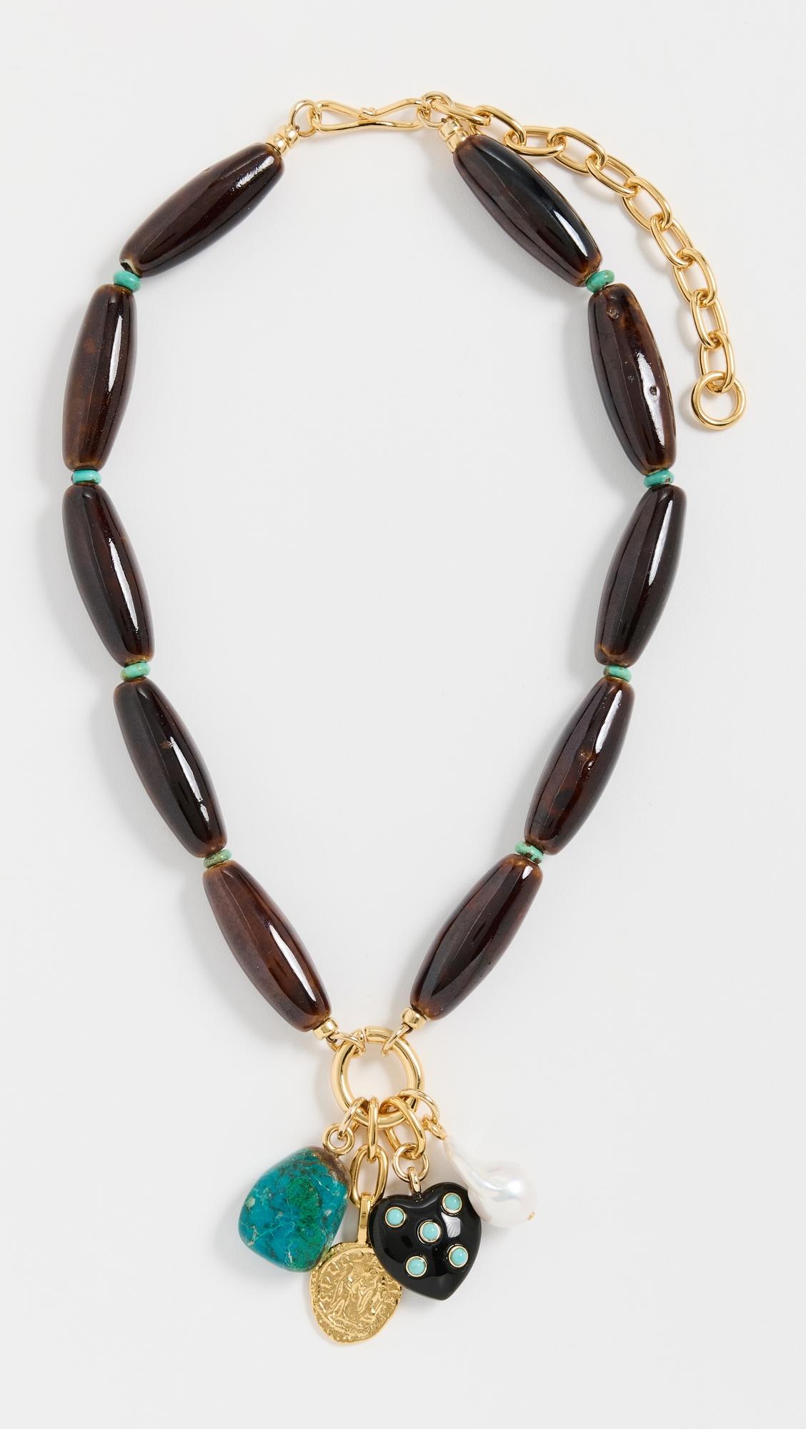 Marilla Necklace In Clove by LIZZIE FORTUNATO
