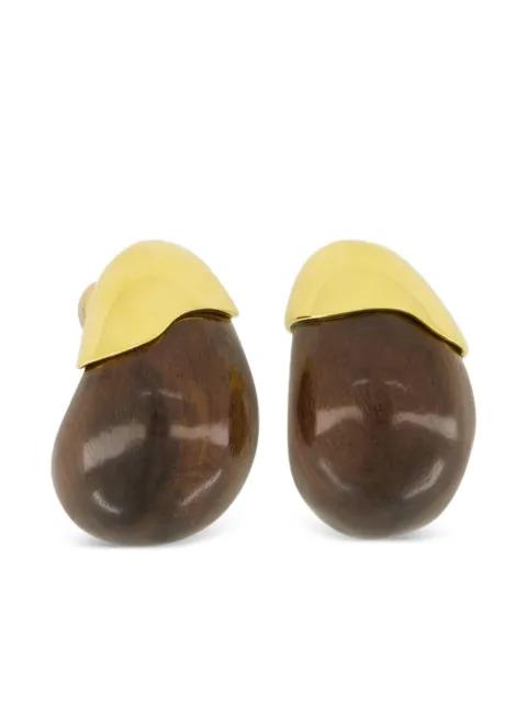 wood earrings by LIZZIE FORTUNATO