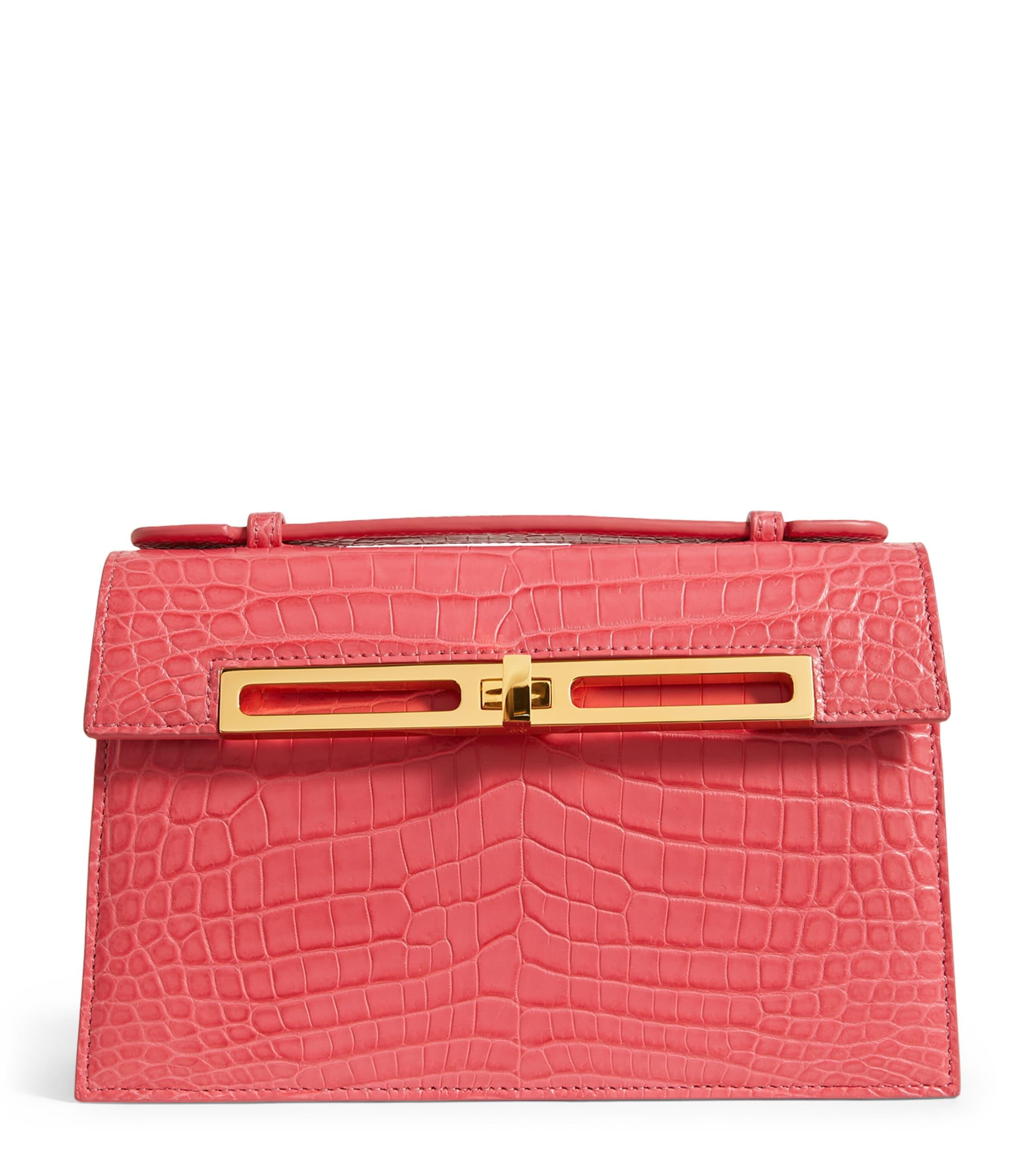 Llora Mini Crocodile Emma Top-Handle Bag by LLORA