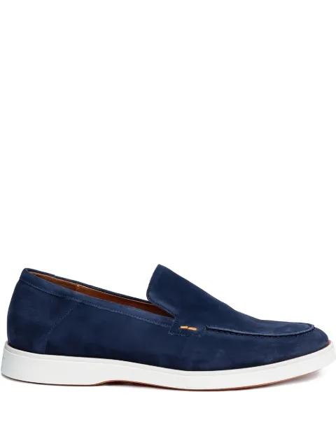 Hunter suede slip-on loafers by LLOYD