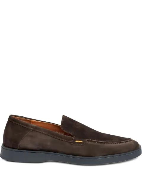 Hutching suede slip-on loafers by LLOYD