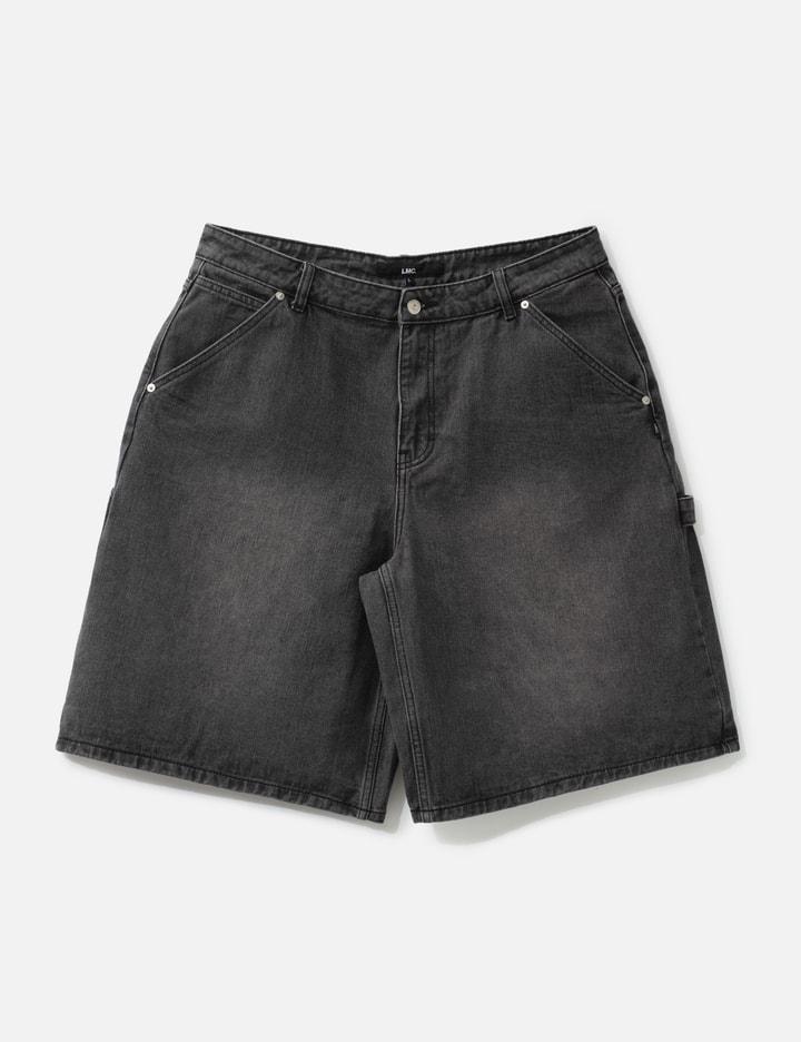 Brush Washed Denim Carpenter Shorts by LMC