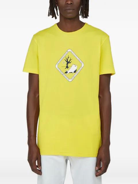 graphic-print crew-neck T-shirt by LN-CC X KYLE PLATTS