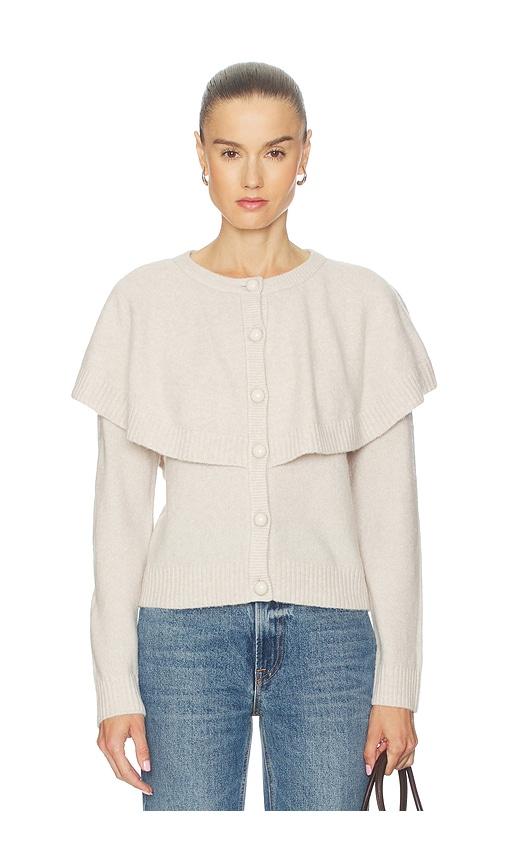 LNA Holly Cape Cardigan in Ivory by LNA