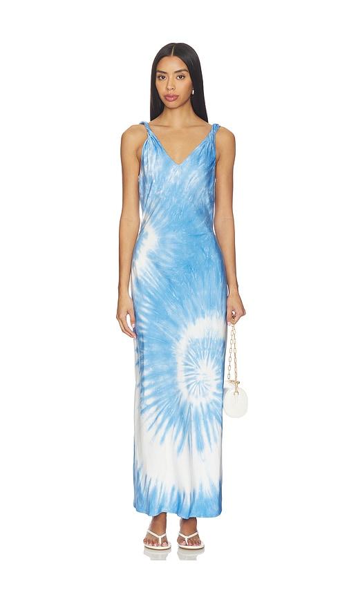 LNA Sicily Tie Dye Dress in Multi by LNA