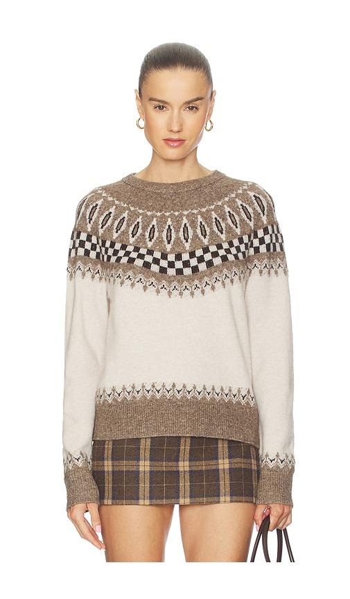 LNA Tali Fair Isle Sweater by LNA