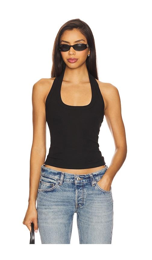 LNA x REVOLVE Bradley Halter Top in Black by LNA