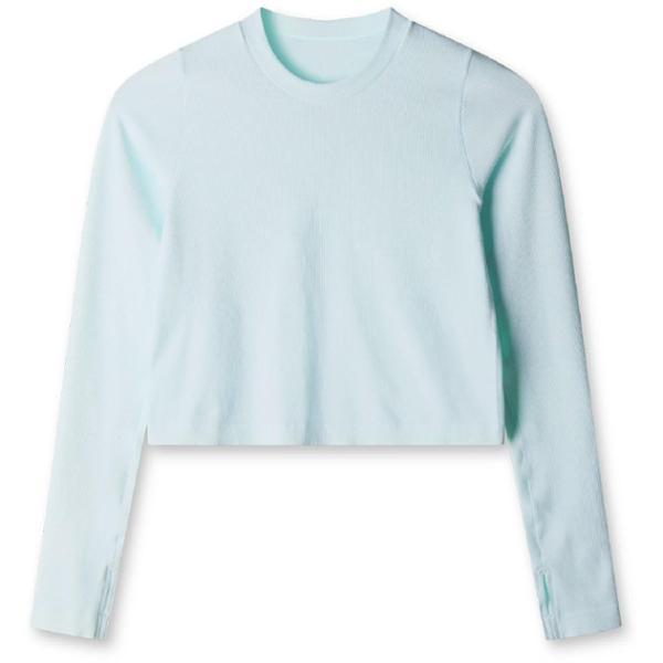 Power Crop Long-Sleeve Shirt by LNDR