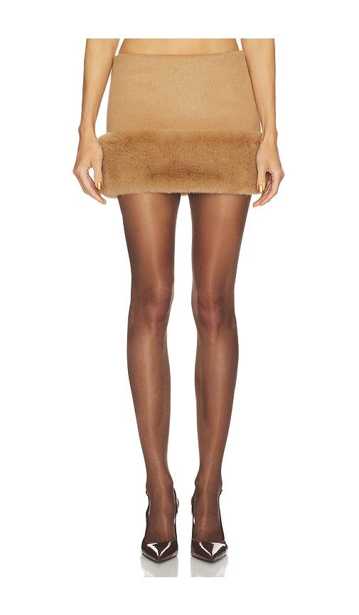 LOBA Chelsea Mini Skirt in Brown by LOBA