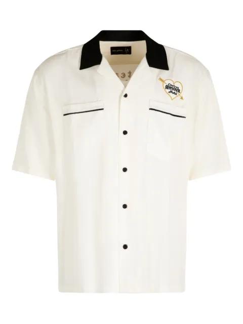 graphic-print cotton shirt by LOCAL AUTHORITY