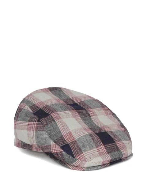 Grosvenor checked beret by LOCK&CO. HATTERS