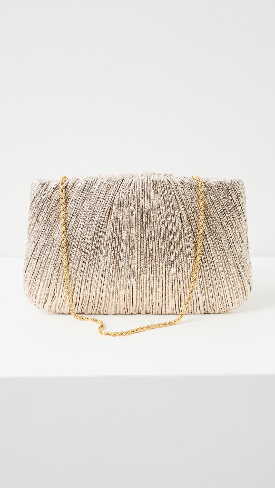 Brit Flat Pleated Pouch by LOEFFLER RANDALL