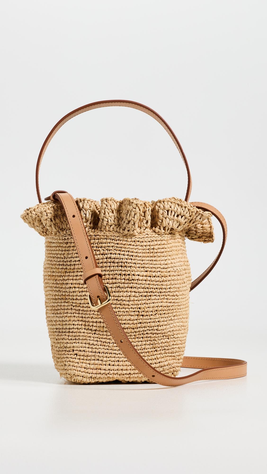 Laith Crochet Top Handle Bucket Bag by LOEFFLER RANDALL