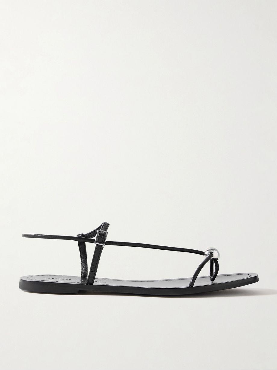 Lara embellished leather sandals by LOEFFLER RANDALL
