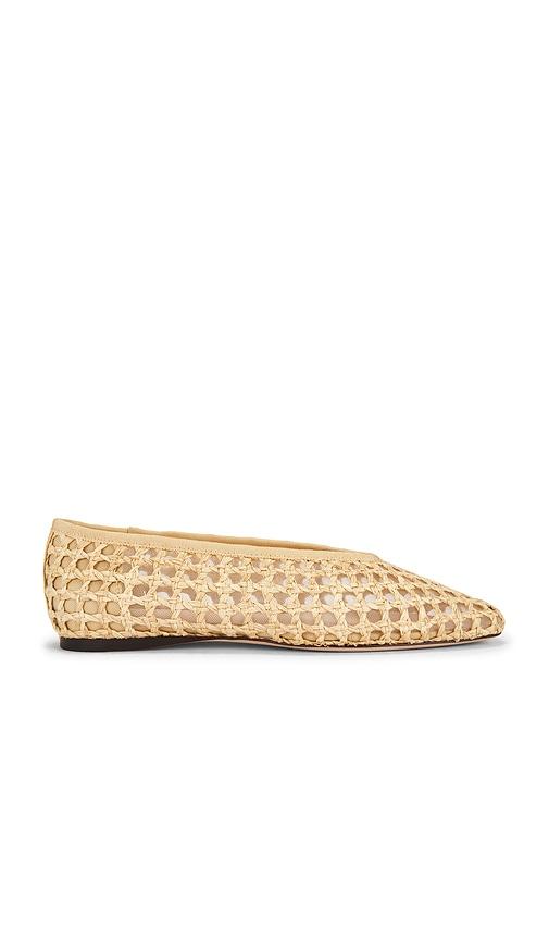 Loeffler Randall Emery Ballet Flat in Beige by LOEFFLER RANDALL