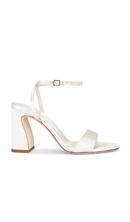 Loeffler Randall Malia Curved Heel Simple Sandal in Ivory by LOEFFLER RANDALL