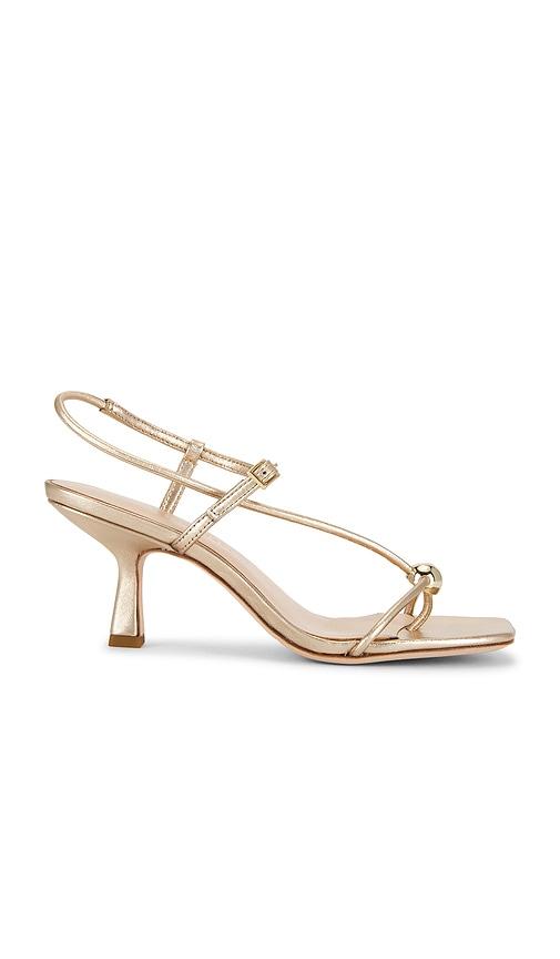 Loeffler Randall Triana Strappy Sandal in Metallic Gold by LOEFFLER RANDALL