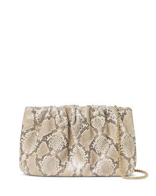 Serena Gathered Leather Clutch by LOEFFLER RANDALL