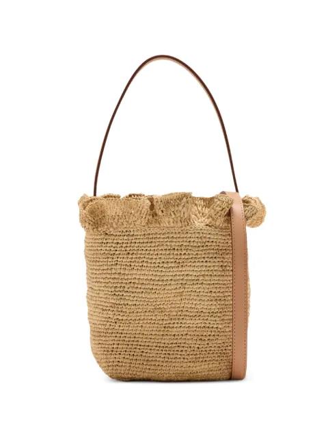 small Laith ruffled bucket bag by LOEFFLER RANDALL