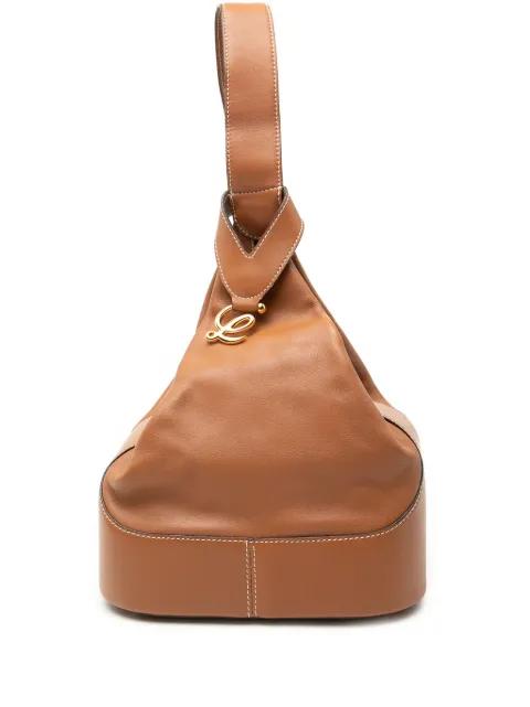 1980-2020 Leather Anton Triangle backpack by LOEWE 