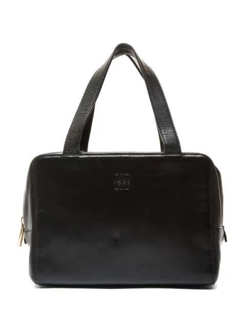 1990-2000s Anagram nappa leather handbag by LOEWE 