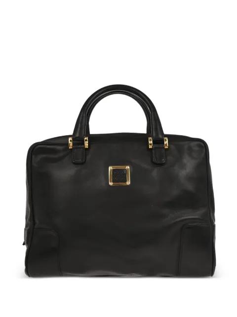 1990s Amazona leather tote bag by LOEWE 